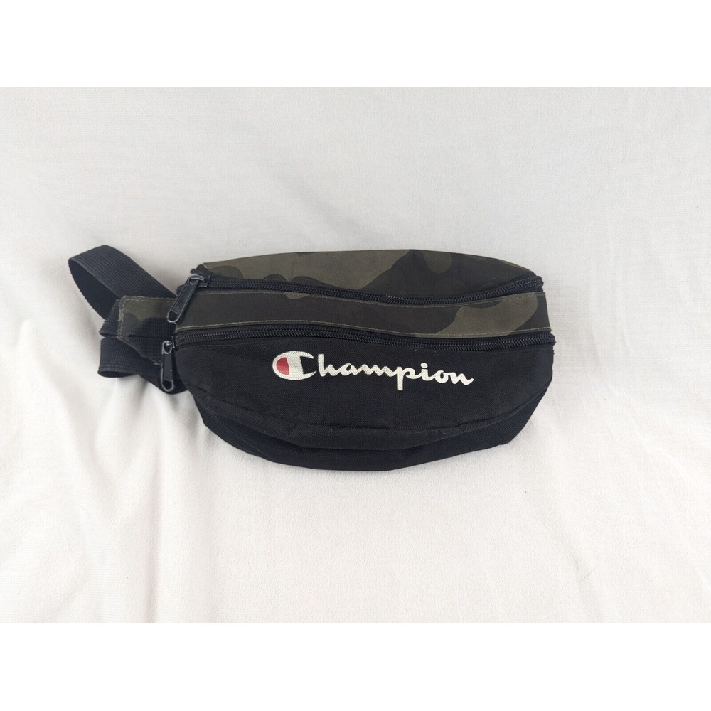 Vintage Champion‎ Camo Fanny Pack Waist Bag Unisex Adjustable Strap